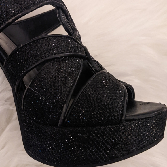 Guess Platform Sparkly Heels - Picture 2 of 5